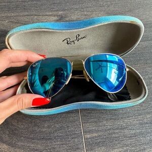 Ray-Ban blue sunglasses